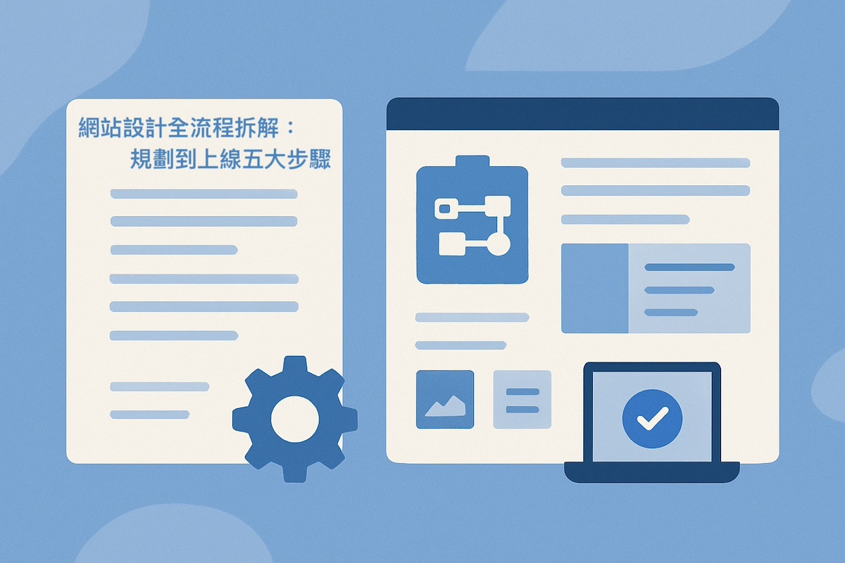 企業網站設計全流程拆解：從規劃到上線的五大步驟